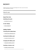 Sony HDR-AS200VR User manual