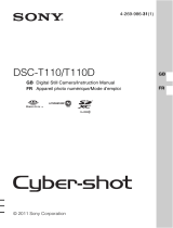 Sony DSC-T110 Operating instructions
