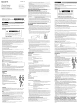 Sony SRS-XB22 Reference guide