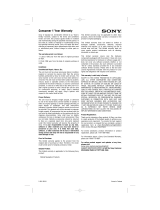 Sony XNV-770BT Warranty