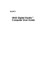 Sony PCV-RX640 User manual