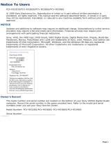 Sony PCV-R536DS User guide