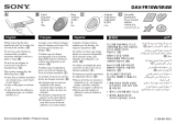 Sony DAV-FR10W Owner's manual