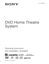 Sony DAV-HDX589W User manual