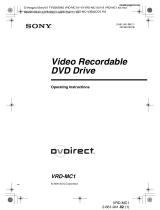Sony VRD-MC1 Operating instructions
