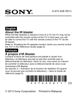 Sony HT-ST7 Owner's manual