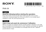 Sony PHA-1A Owner's manual