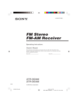 Sony STR-DE495 User manual