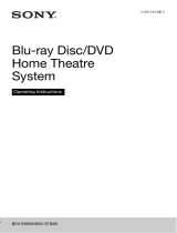 Sony BDV-E780W Operating instructions