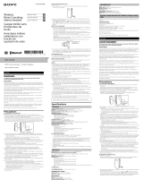 Sony MDR-EX31BN Owner's manual