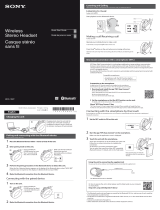 Sony MDR-1RBT Quick start guide