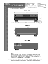 Sony SCD-C555ES Installation guide