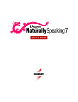 Sony Dragon NaturallySpeaking 7.0 User manual