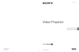 Sony VPL-VW885ES Quick start guide