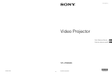 Sony VPL-VW995ES Quick start guide