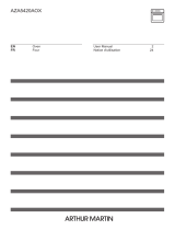 ARTHUR MARTIN ELECTROLUX AZA5420AOX User manual