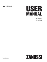Zanussi ZHT631W User manual