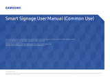 Samsung QB98R User manual