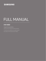 Samsung HW-R480 Owner's manual