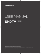Samsung UE55RU7470U User manual
