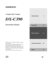 ONKYO DX-C390 User manual