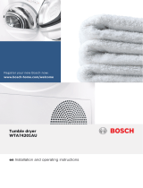 Bosch WTA74201AU/01 User manual