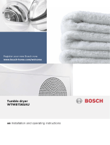 Bosch Tumble Dryer User manual