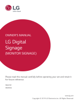 LG LG 98UH5E-B Owner's manual