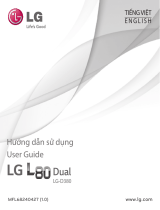 LG LGD380.AIDNBK User manual