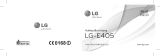 LG LGE405.AUAEBK User manual