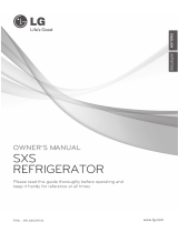 LG GR-R267LGW User manual