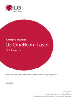 LG HF85JS - ProBeam UST User manual