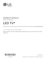 LG 32LM6300PLA Owner's manual