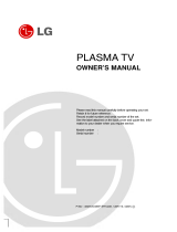 LG RZ-42PX10 User manual