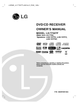 LG LH-T755TF User manual