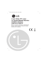 LG LAM770T1 User manual