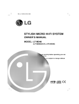 LG LF-M340D User manual