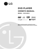 LG DVD-3351E User guide