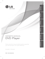 LG DVX642 User manual