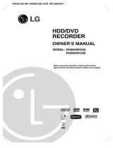 LG RH266-SM Owner's manual