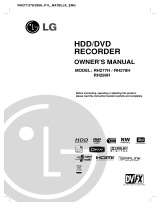 LG RH278H-SL User manual