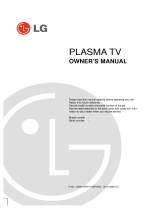 LG 42PX3RVA User manual