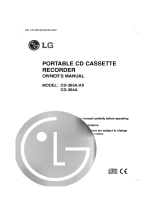 LG CD-363A Owner's manual