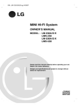 LG LM-230D Owner's manual