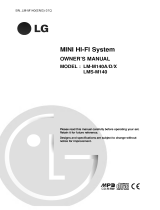 LG LM-M140D Owner's manual