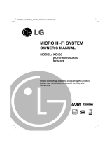 LG XC102 User guide