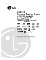 LG LH-RH7506TA User manual