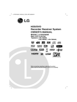 LG LH-RH760IA Owner's manual