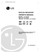 LG LH-T6245D Owner's manual