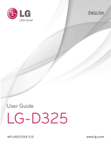 LG LGD325.ACISWH User manual